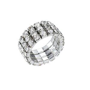 CZ Cezanne Crystal stretch ring